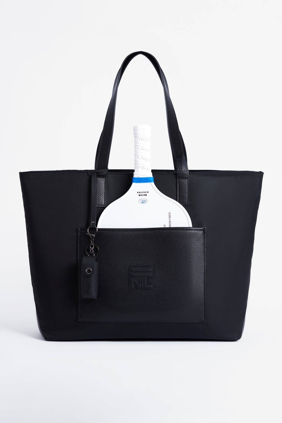 On the Move Oversized Tote Bag in Black by 11NIL, photo 11