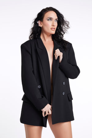 Monaco Oversized Blazer in Black by 11NIL, photo 1