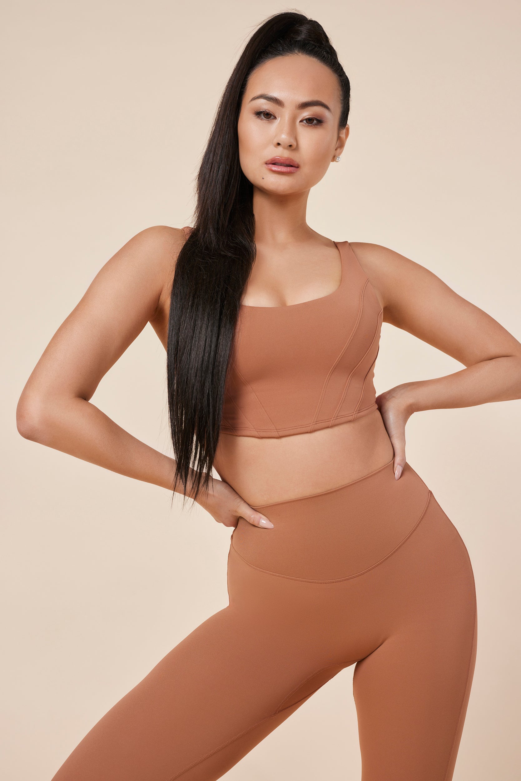 NYC Corset Tank in Mocha by 11NIL, photo 3